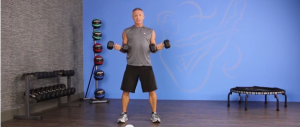 Biceps Curl with Lateral Raise